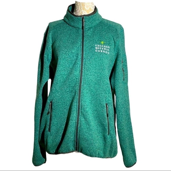 Women's Heather Teal Sweater Knit Fleece Plus size - Picture 1 of 12